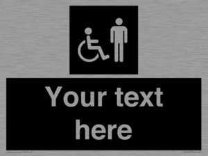 Custom information: black panel disabled and male